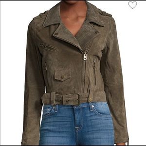 NWT Vigoss Suede Moto Jacket Size M